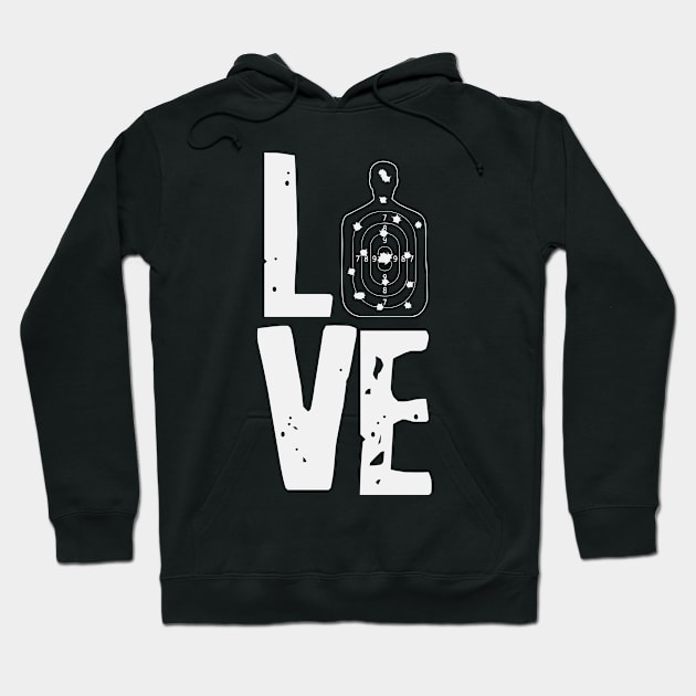 Shooting Sports Love | Shooter Sport Weapon Hunter Hoodie by DesignatedDesigner